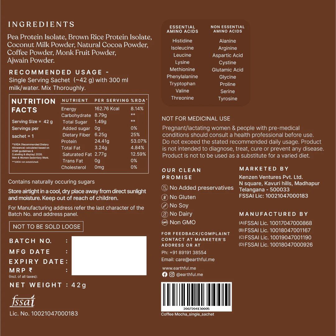 Honest Plant Protein - Coffee Mocha - Image 14