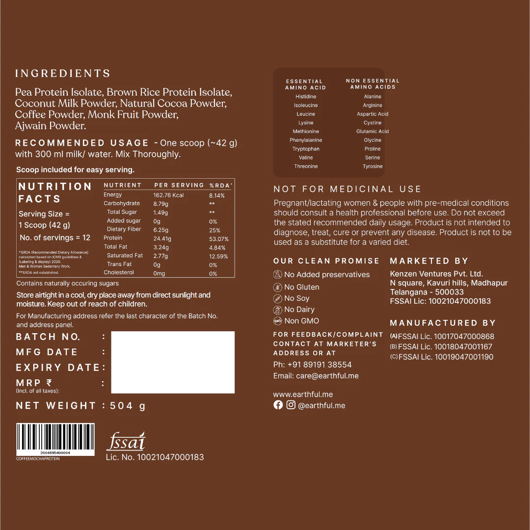 Honest Plant Protein - Coffee Mocha - Image 8