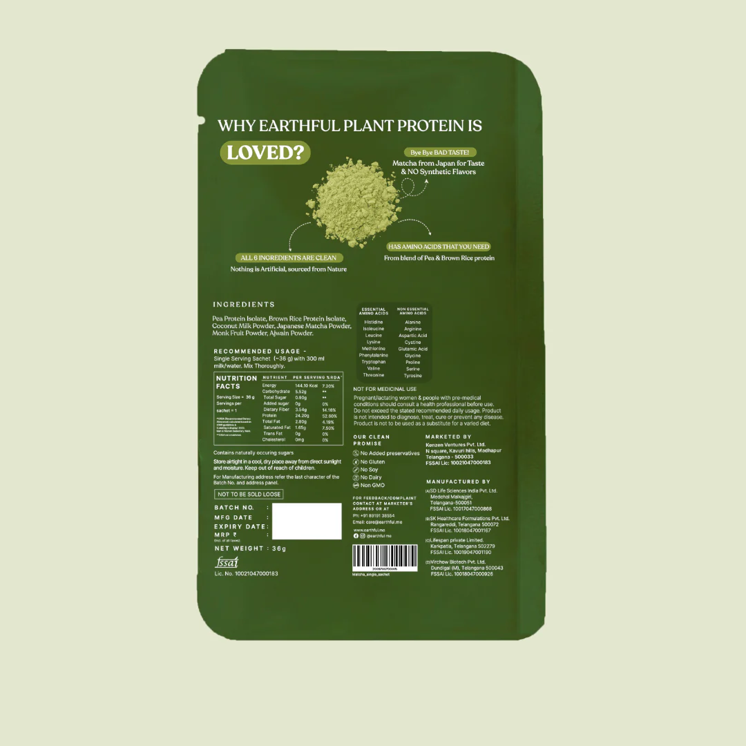 Honest Plant Protein - Japanese Matcha - Image 12
