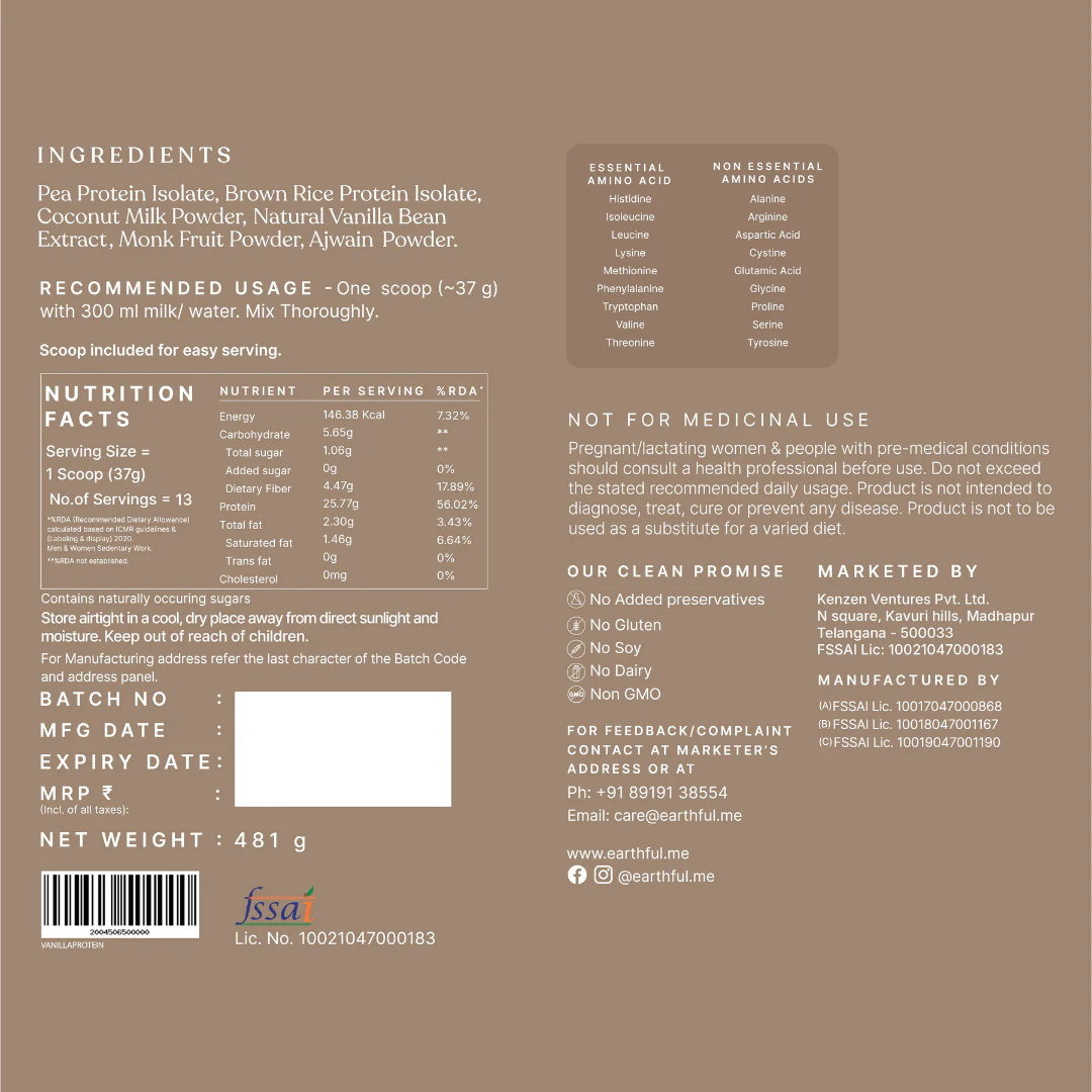 Honest Plant Protein- Madagascar Vanilla - Image 8