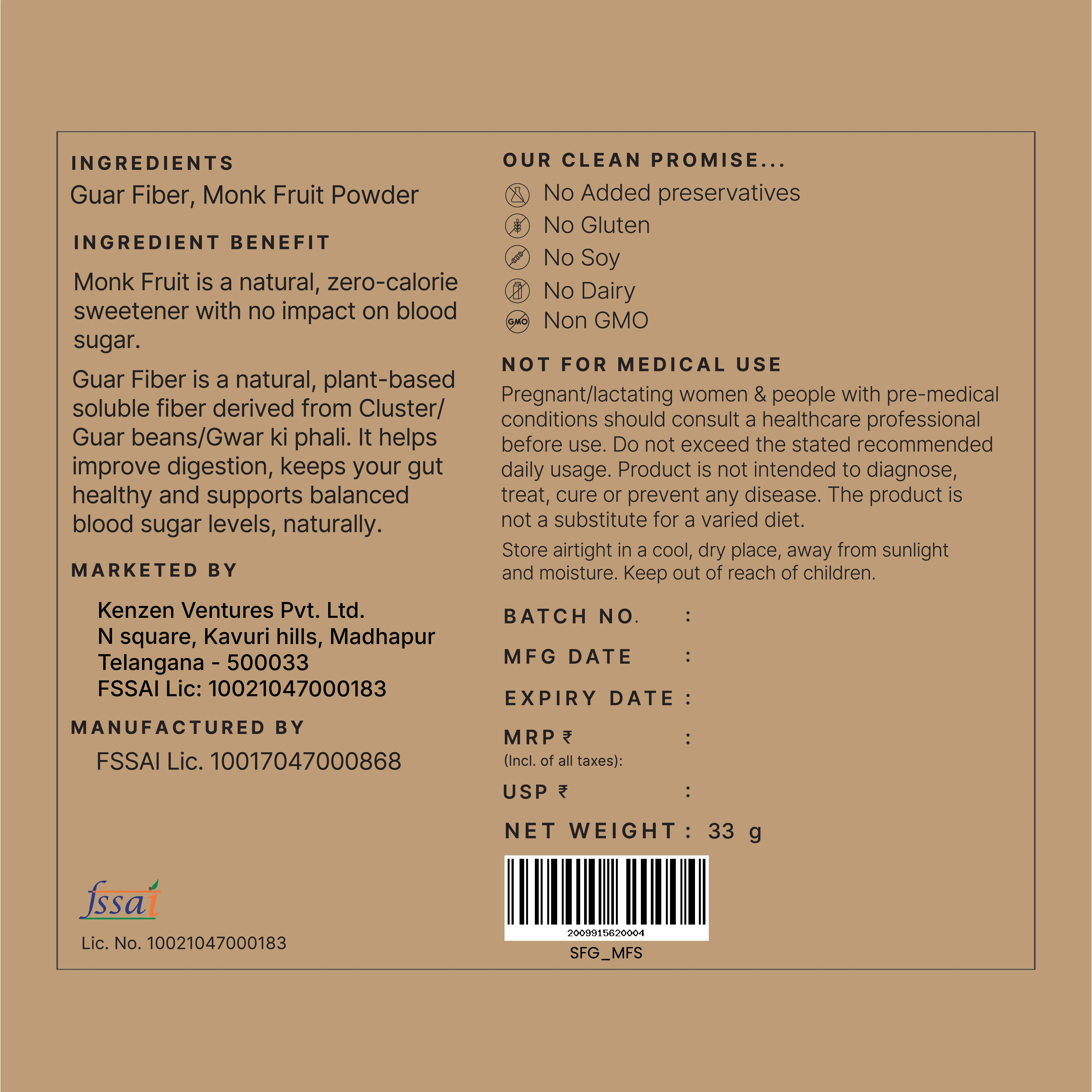 MonkSweet - Sweetness from Monk Fruit - Image 3